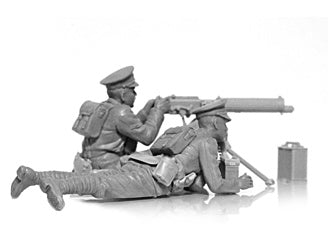 ICM WWI British Vickers MG Crew (Vickers MG & 2 Figures)