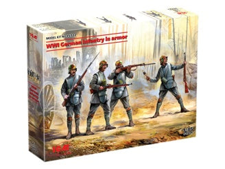 ICM WWI German Infantry in Armour 4 Figures
