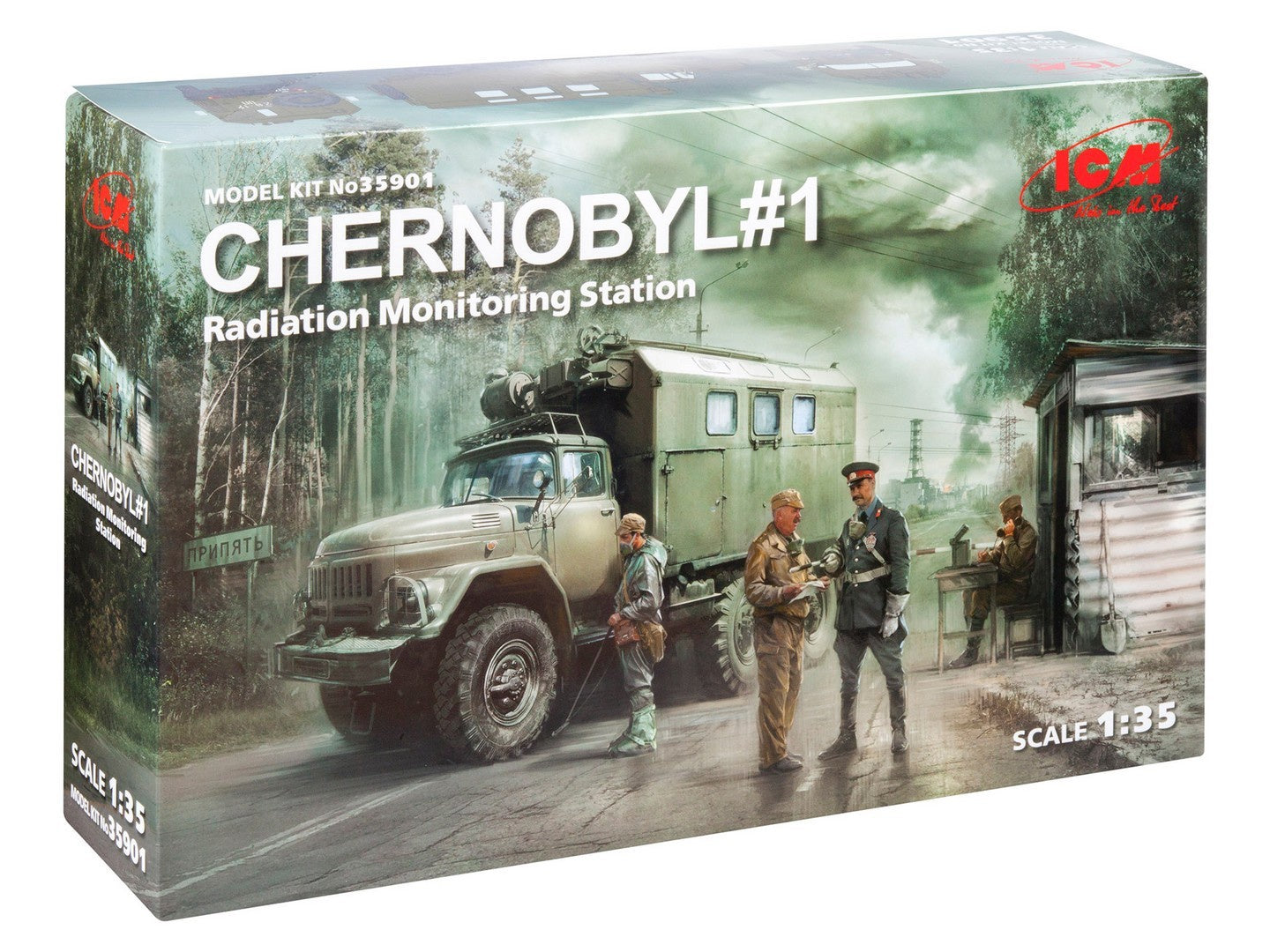 ICM 1/35 Chernobyl #1 Radiation Monitor Station 35901