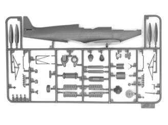 ICM Spitfire Mk.VIII, WWII British Fighter Plane