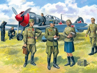 ICM Soviet Air Force Pilots & Ground Personnel (1943-1945) 7 Figures