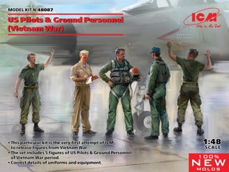 ICM U.S. Pilots & Ground Personnel (Vietnam War) 5 Figures