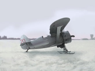 ICM I-153, WWII Soviet Biplane Fighter (Winter Version)