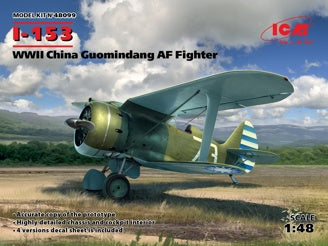 ICM I-153, WWII China Guomindang AF Fighter Plane