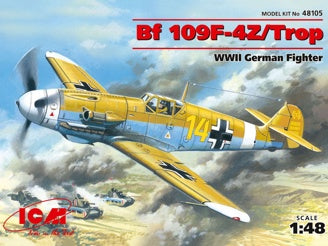 ICM Messerschmitt Bf 109F-4Z/Trop, WWII German Fighter Plane