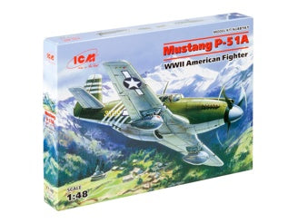 ICM Mustang P-51A, WWII American Fighter Plane