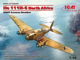 ICM He 111H-6 North Africa, WWII German Bomber