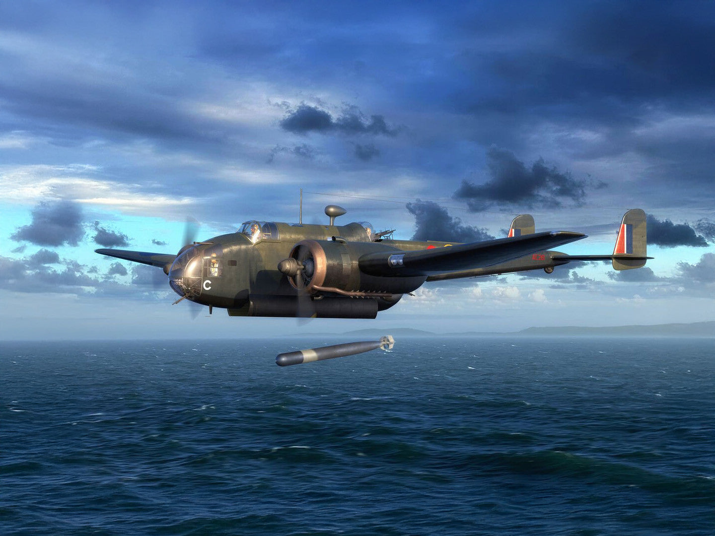 ICM Hp.52 Hampden Tb.Mk.I Wwii British Torpedo Bomber ICM48353