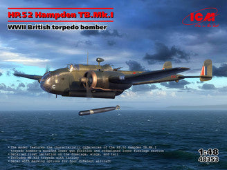 ICM Hp.52 Hampden Tb.Mk.I Wwii British Torpedo Bomber ICM48353