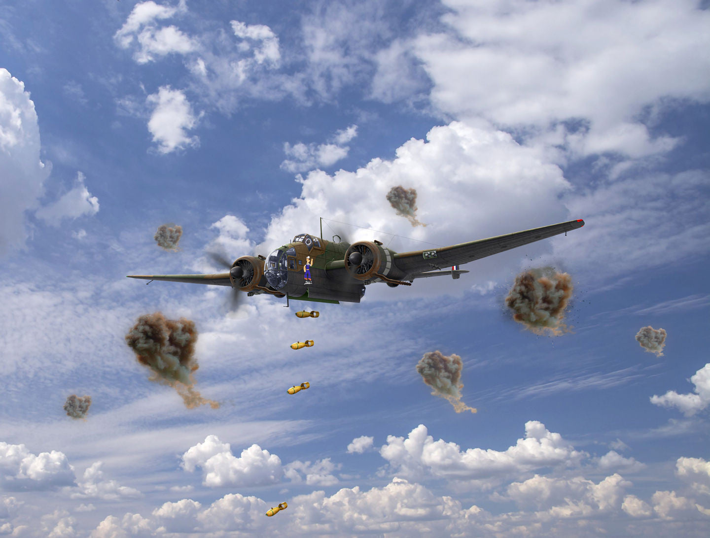 ICM Churchill's 'Flying Suitcase' HP.52 Hampden Bomber ICM48354