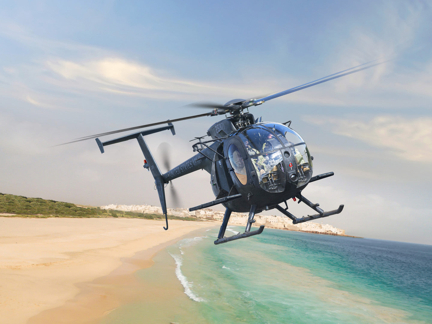 ICM Mh-6J Little Bird, U.S. Special Forces Helicopter ICM48369