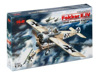 ICM Fokker E.IV, WWI German Fighter Plane