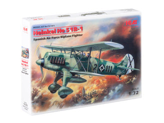 ICM Heinkel He 51B-1, Spanish Air Force Biplane Fighter