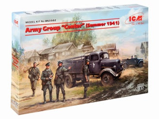ICM Army Group Centre, Summer 1941 (Kfz.1 Car, Typ L3000S Truck & 8 Figures)