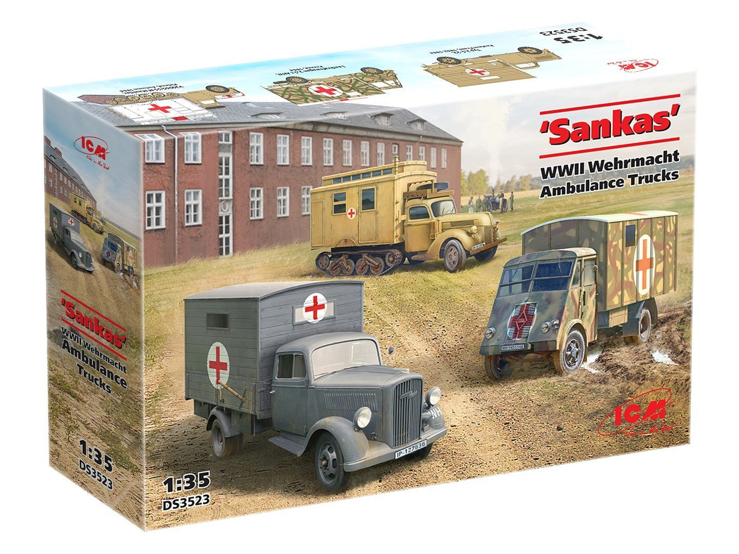 ICM 'Sankas' WWII Wehrmacht - ICMDS3523