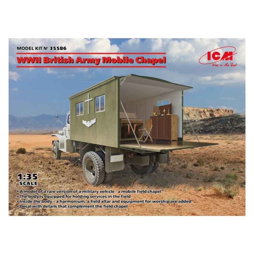 ICM 1/35 WWII British Army Mobile Chapel ICM35586
