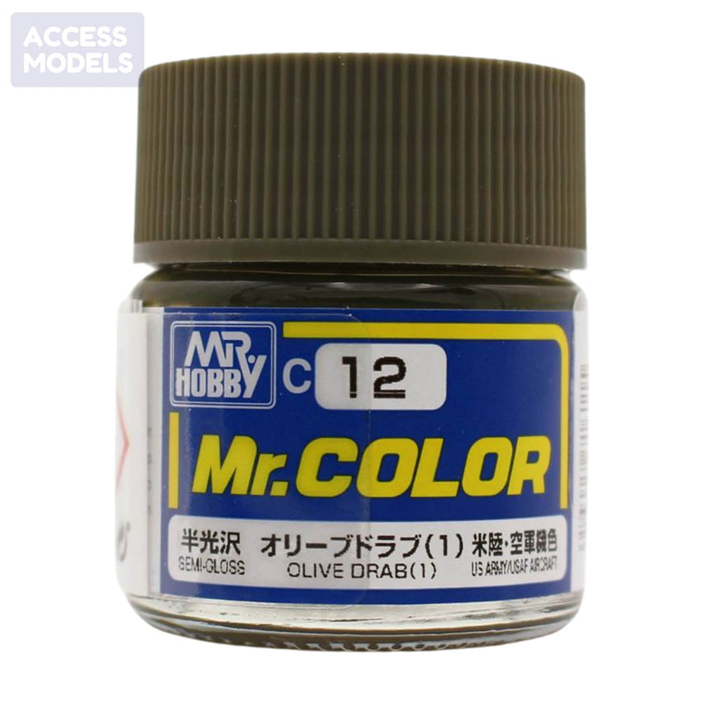 Mr Hobby Mr Color 10Ml C-012 Olive Drab (1)