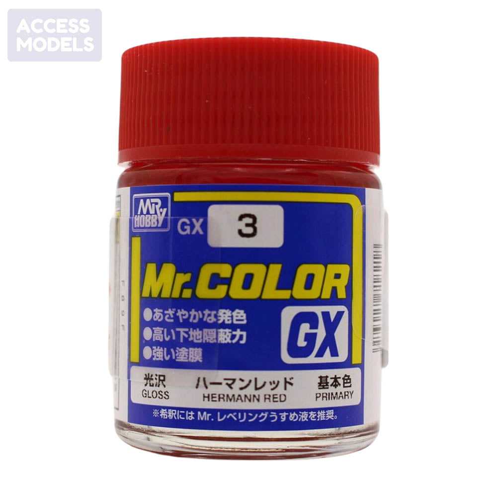 Mr Hobby Mr Color Gx 18Ml Gx-3 Hermann Red