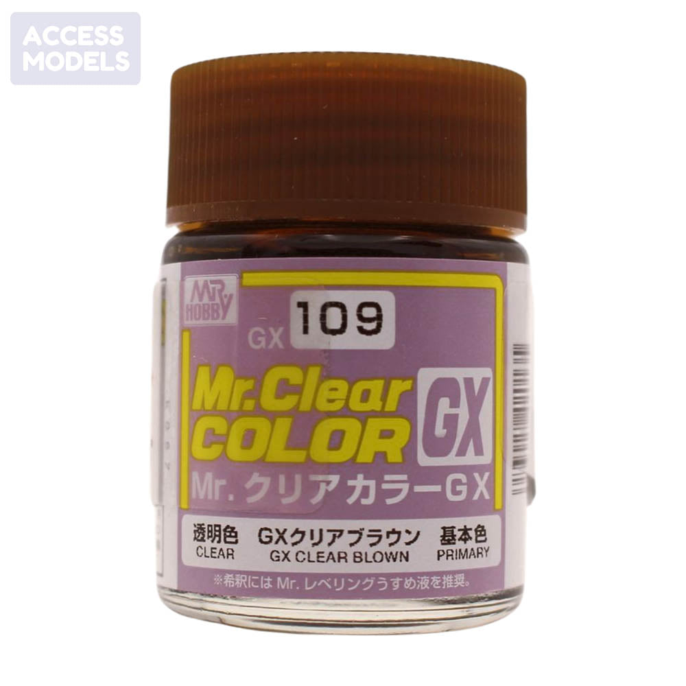 Mr Hobby Mr Clear Color Gx 18Ml Gx-109 Clear Brown