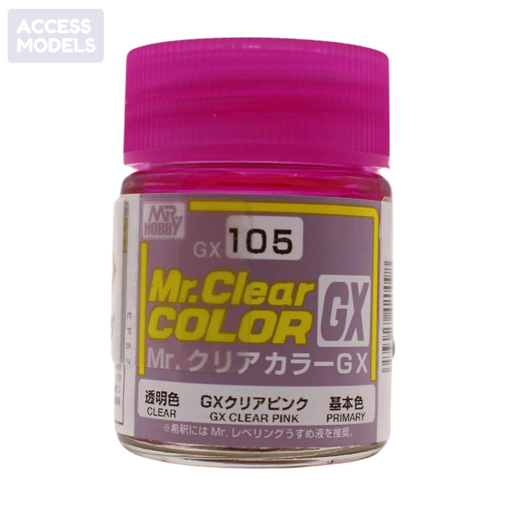 Mr Hobby Mr Clear Color Gx 18Ml Gx-105 Clear Pink