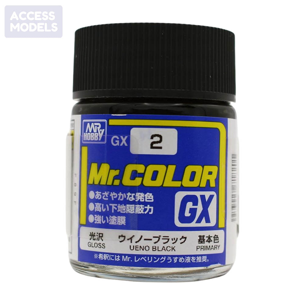 Mr Hobby Mr Color Gx 18Ml Gx-2 Ueno Black