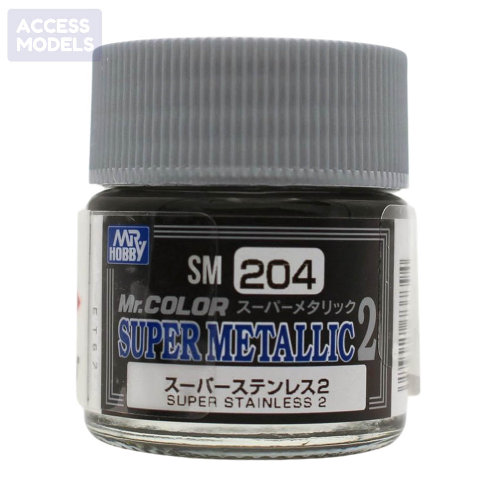 Mr Hobby Mr Color Super Metallic Ii 10Ml Sm-204 Super Stainless Ii