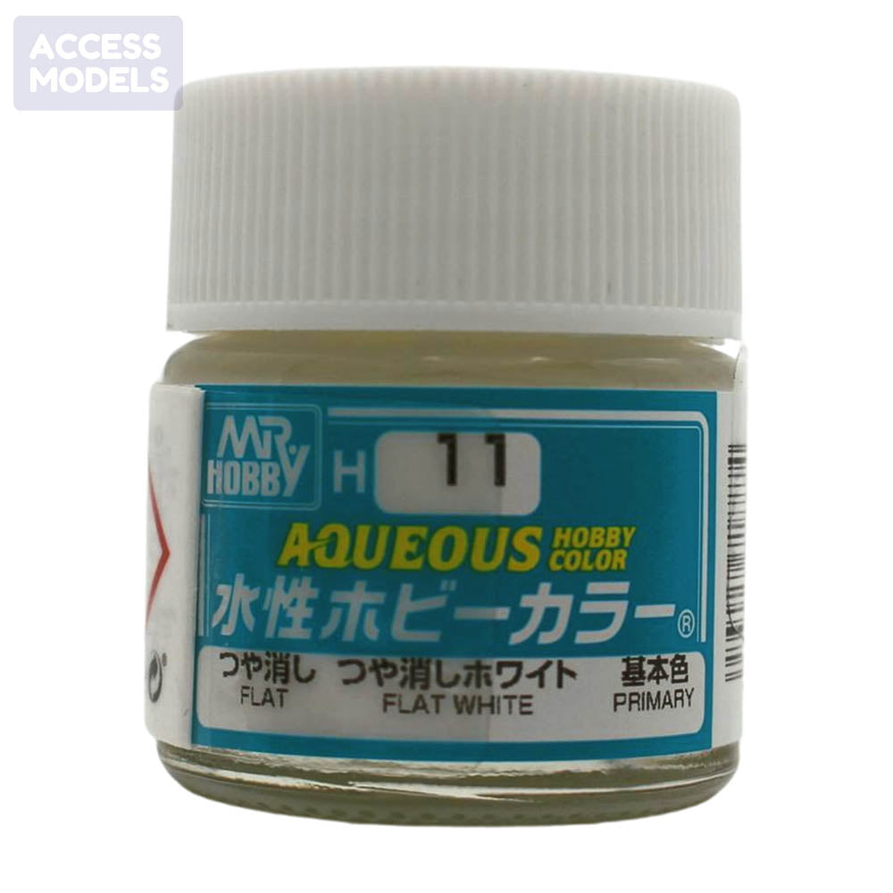 Mr Hobby Aqueous Hobby Color 10Ml H-011 Flat White