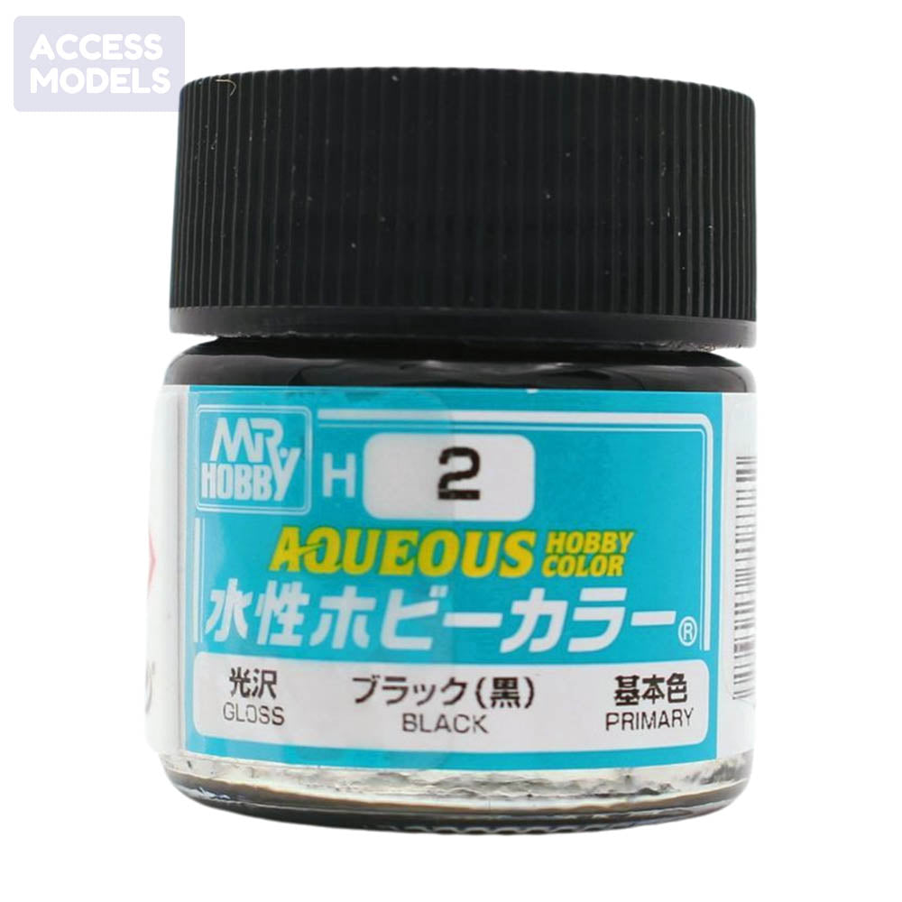 Mr Hobby Aqueous Hobby Color 10Ml H-002 Black