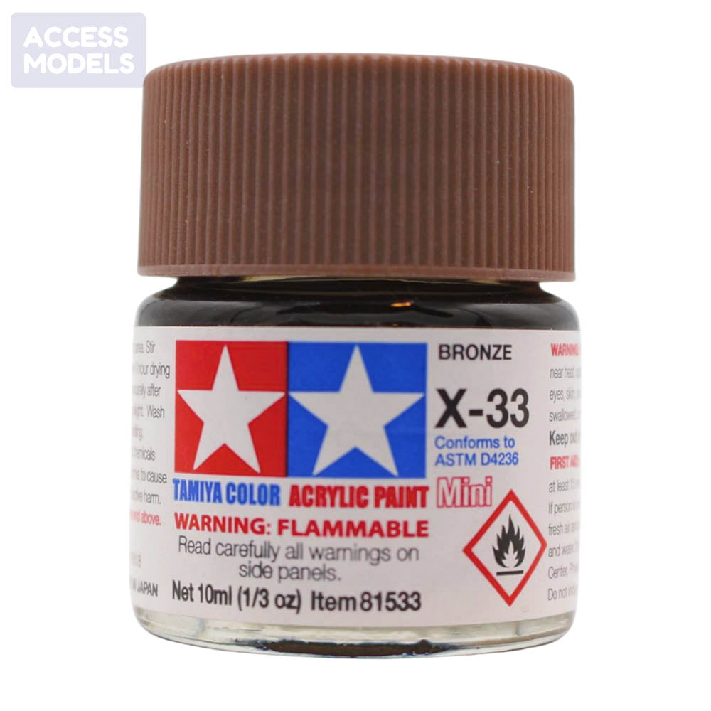 Tamiya Acrylic Paints 10Ml X33 Bronze