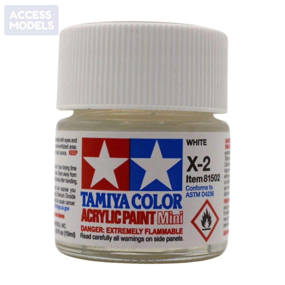 Tamiya Acrylic Paints 10Ml X2 White