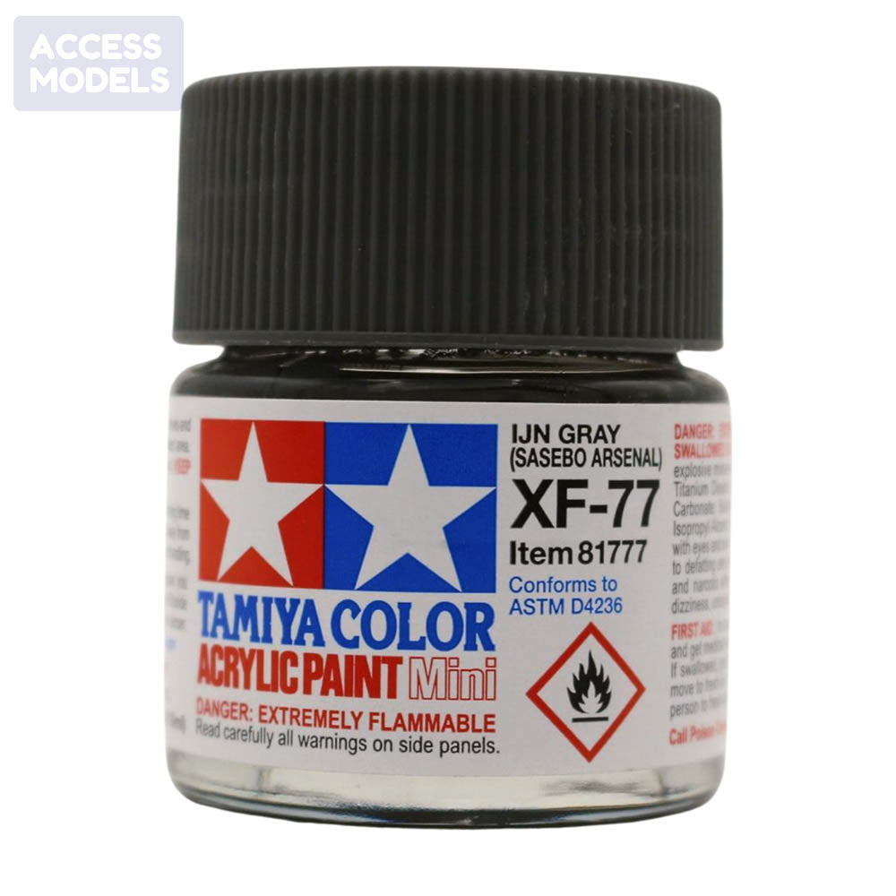 Tamiya Acrylic Paints 10Ml Xf77 Ijn Grey (Sasebo Arsenal)