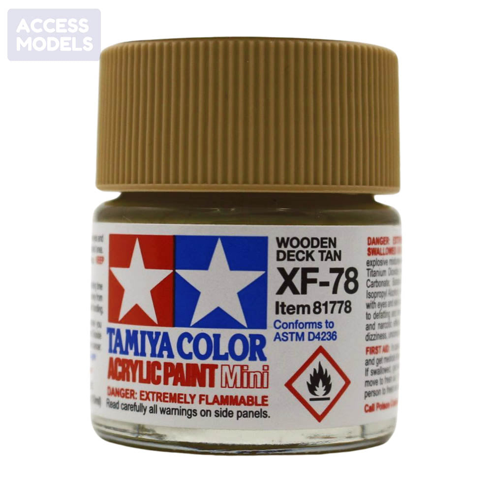 Tamiya Acrylic Paints 10Ml Xf78 Wooden Deck Tan