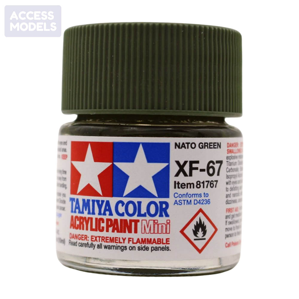 Tamiya Acrylic Paints 10Ml Xf67 Nato Green