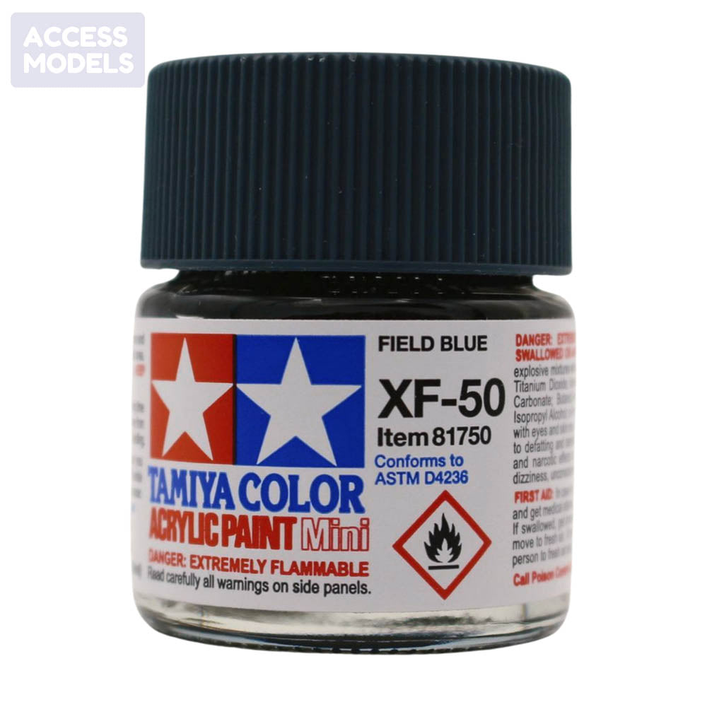 Tamiya Acrylic Paints 10Ml Xf50 Field Blue