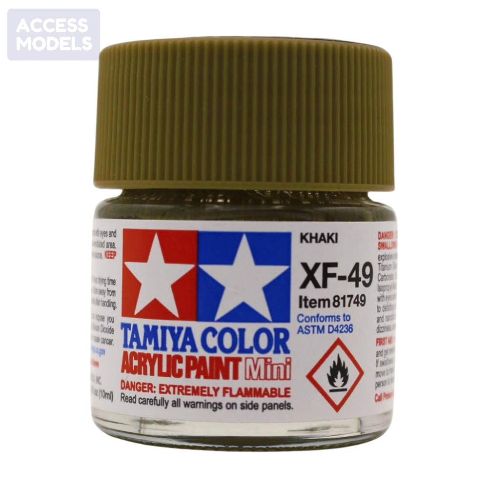 Tamiya Acrylic Paints 10Ml Xf49 Khaki