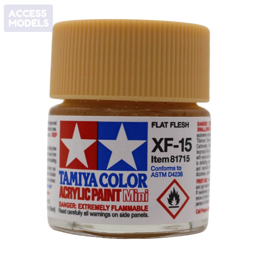 Tamiya Acrylic Paints 10Ml Xf15 Flat Flesh