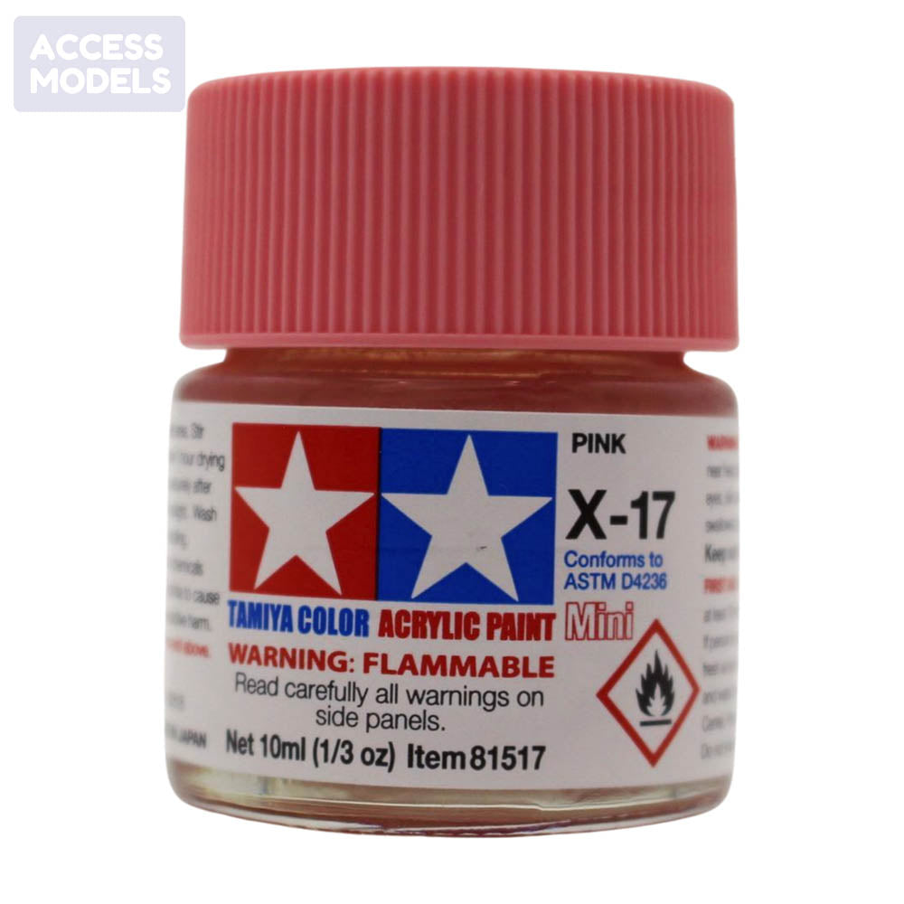 Tamiya Acrylic Paints 10Ml X17 Pink