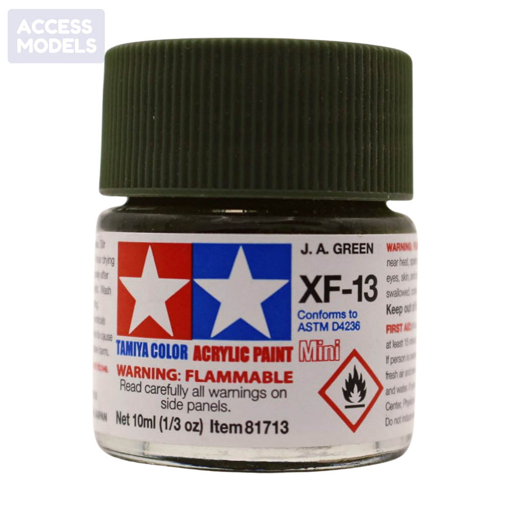 Tamiya Acrylic Paints 10Ml Xf13 J.A. Green