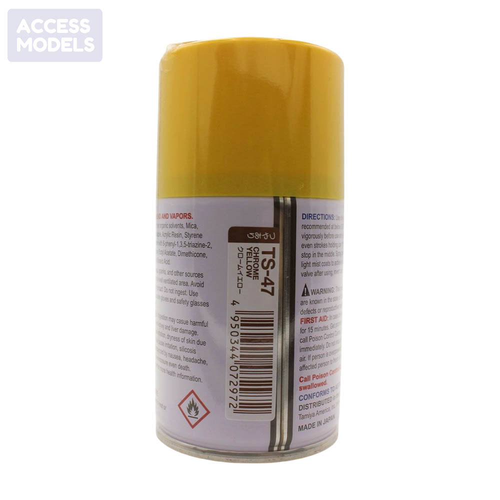 Tamiya Spray Paints 100Ml Ts47 Chrome Yellow