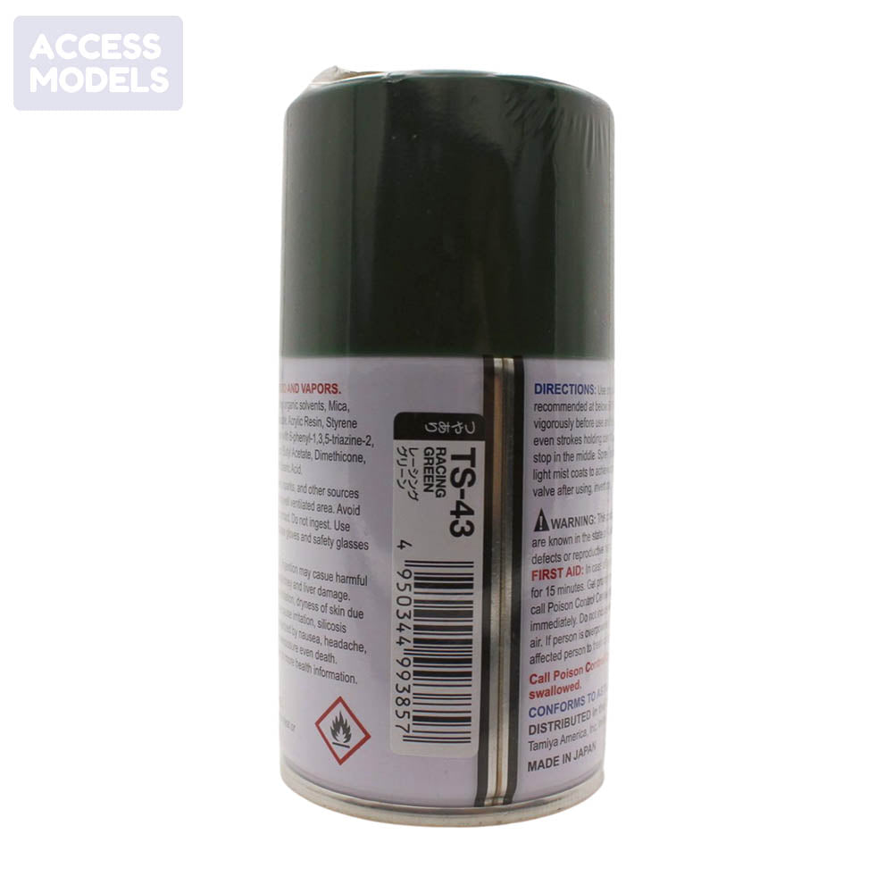 Tamiya Spray Paints 100Ml Ts43 Racing Green