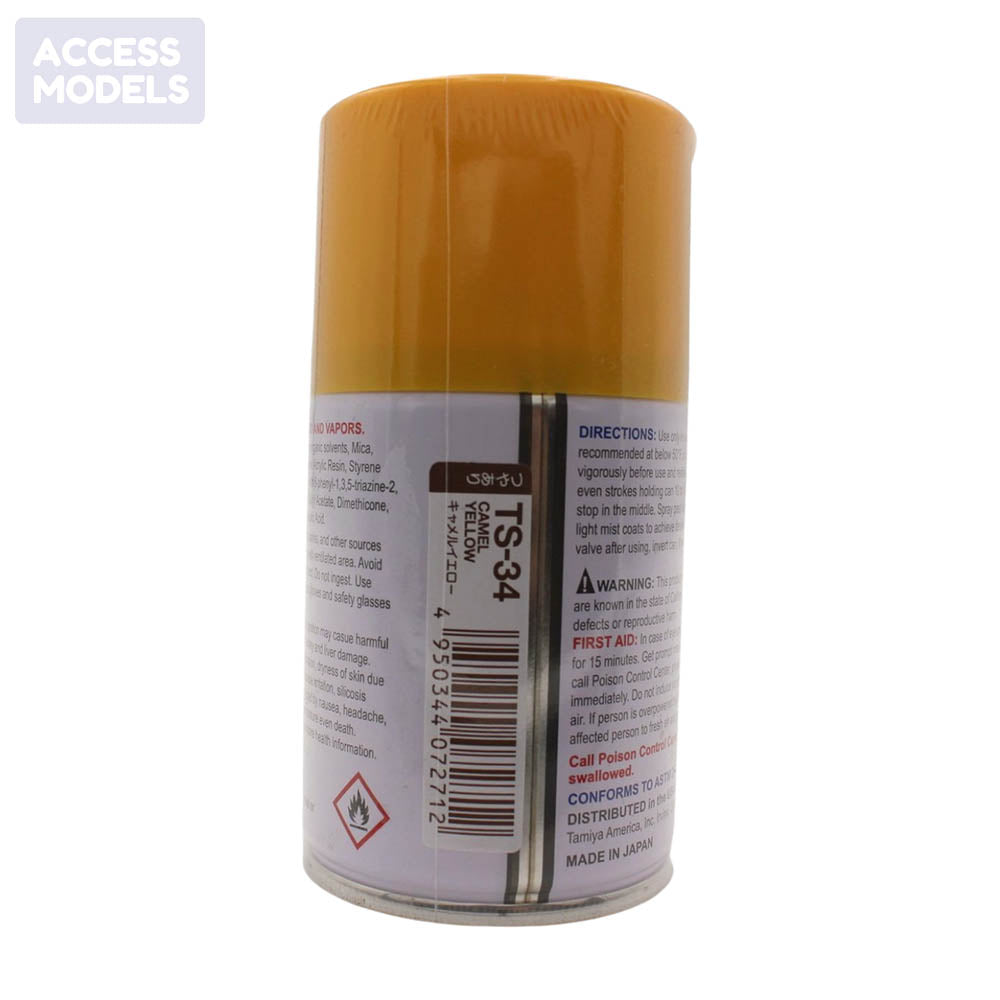 Tamiya Spray Paints 100Ml Ts34 Camel Yellow