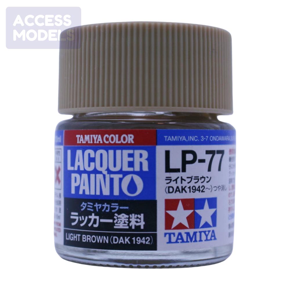 Tamiya Lacquer Paints 10Ml Lp77 Light Brown (Dak1942)