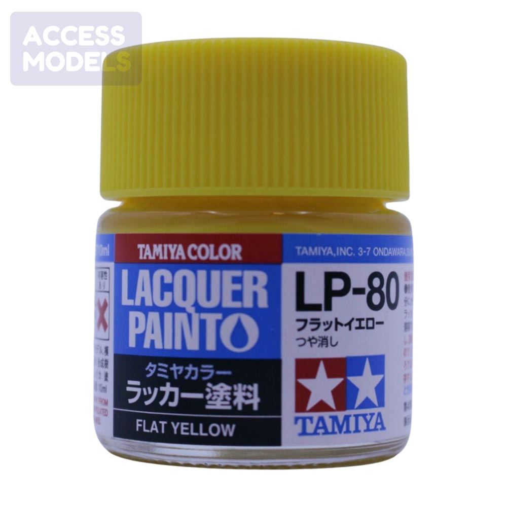 Tamiya Lacquer Paints 10Ml Lp80 Flat Yellow