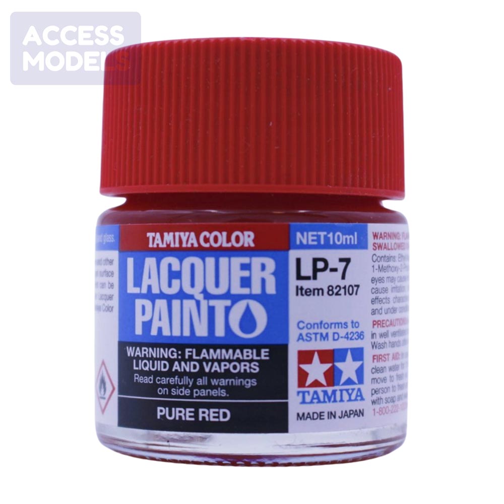 Tamiya Lacquer Paints 10Ml Lp7 Pure Red