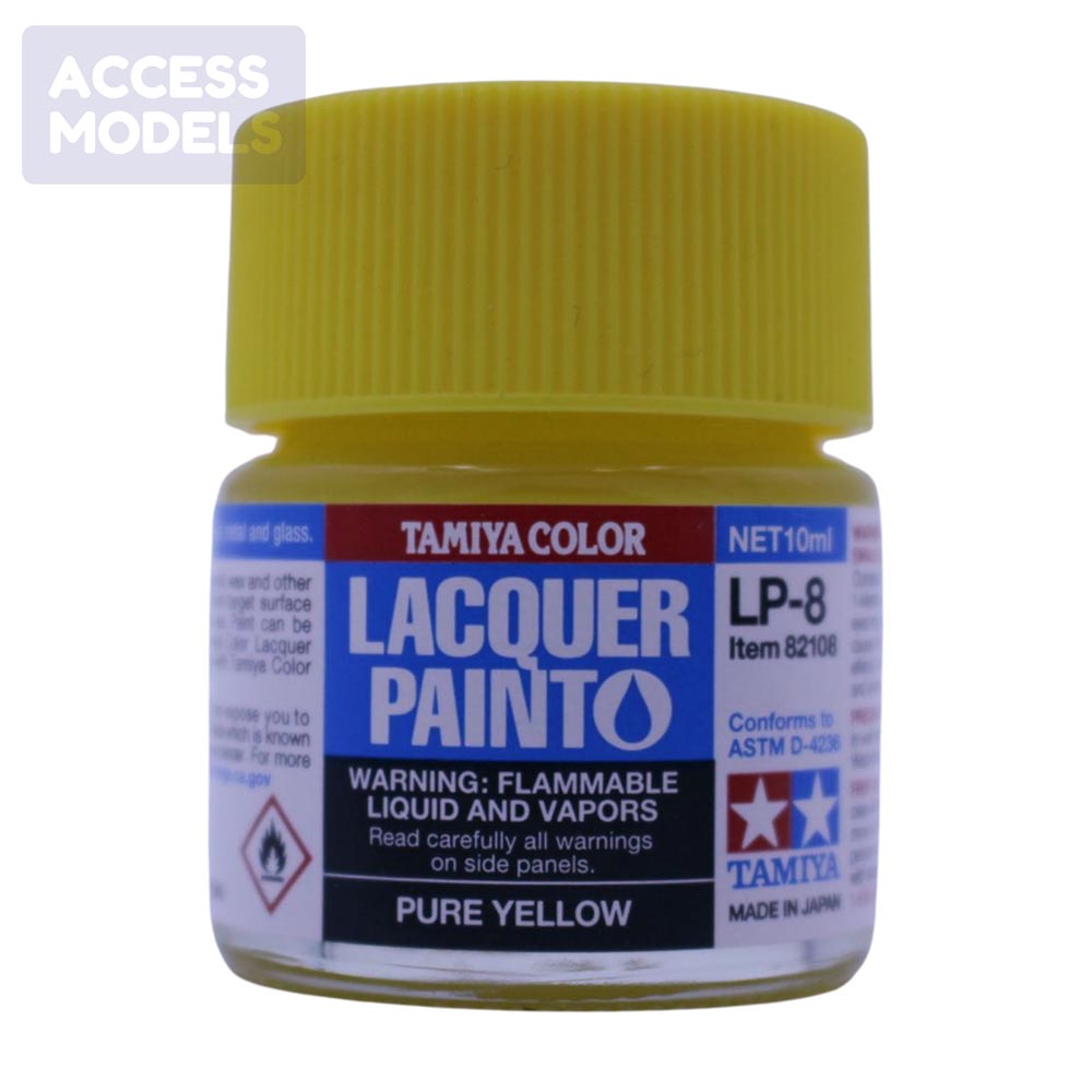 Tamiya Lacquer Paints 10Ml Lp8 Pure Yellow
