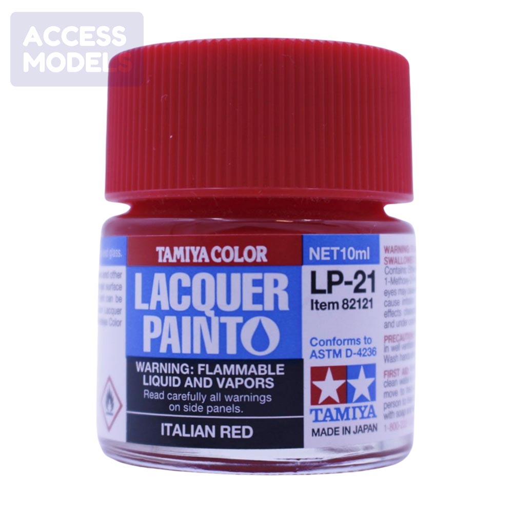 Tamiya Lacquer Paints 10Ml Lp21 Italian Red