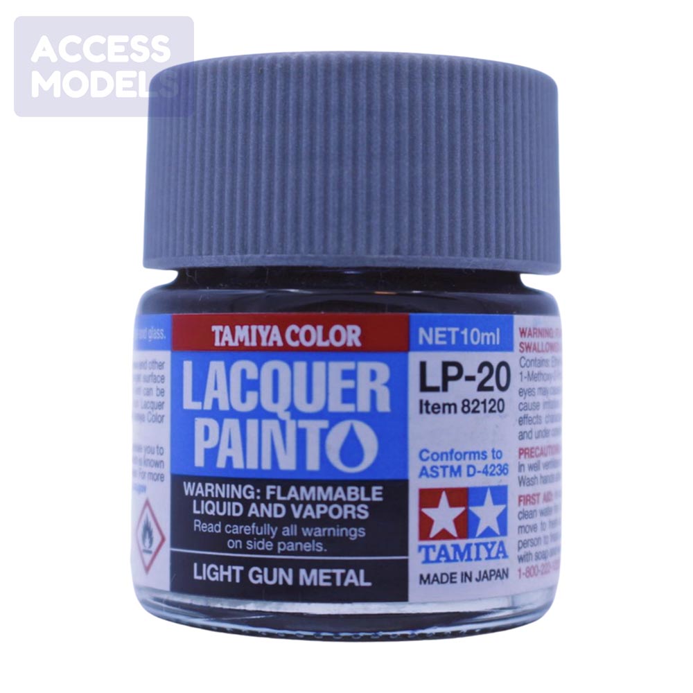 Tamiya Lacquer Paints 10Ml Lp20 Light Gun Metal