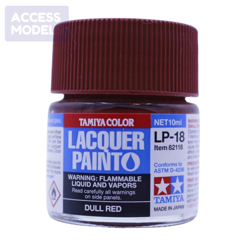 Tamiya Lacquer Paints 10Ml Lp18 Dull Red