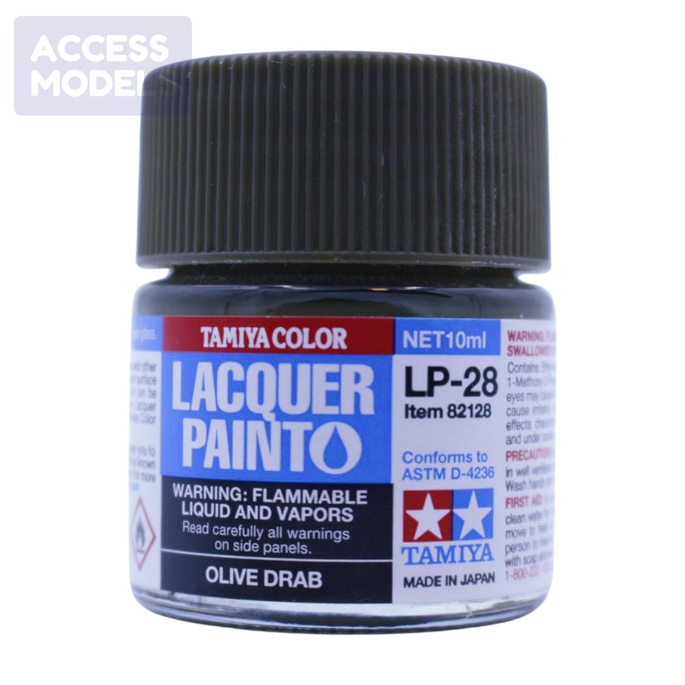 Tamiya Lacquer Paints 10Ml Lp28 Olive Drab