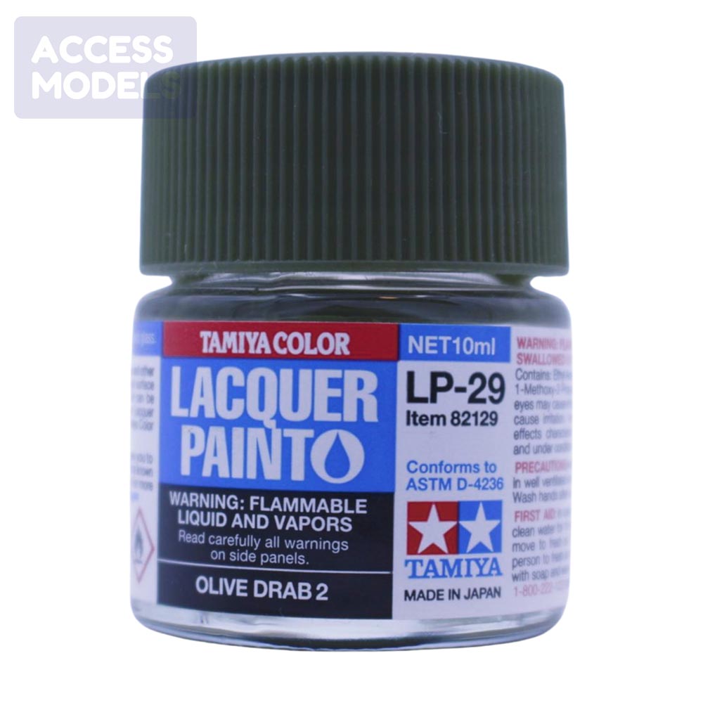 Tamiya Lacquer Paints 10Ml Lp29 Olive Drab 2